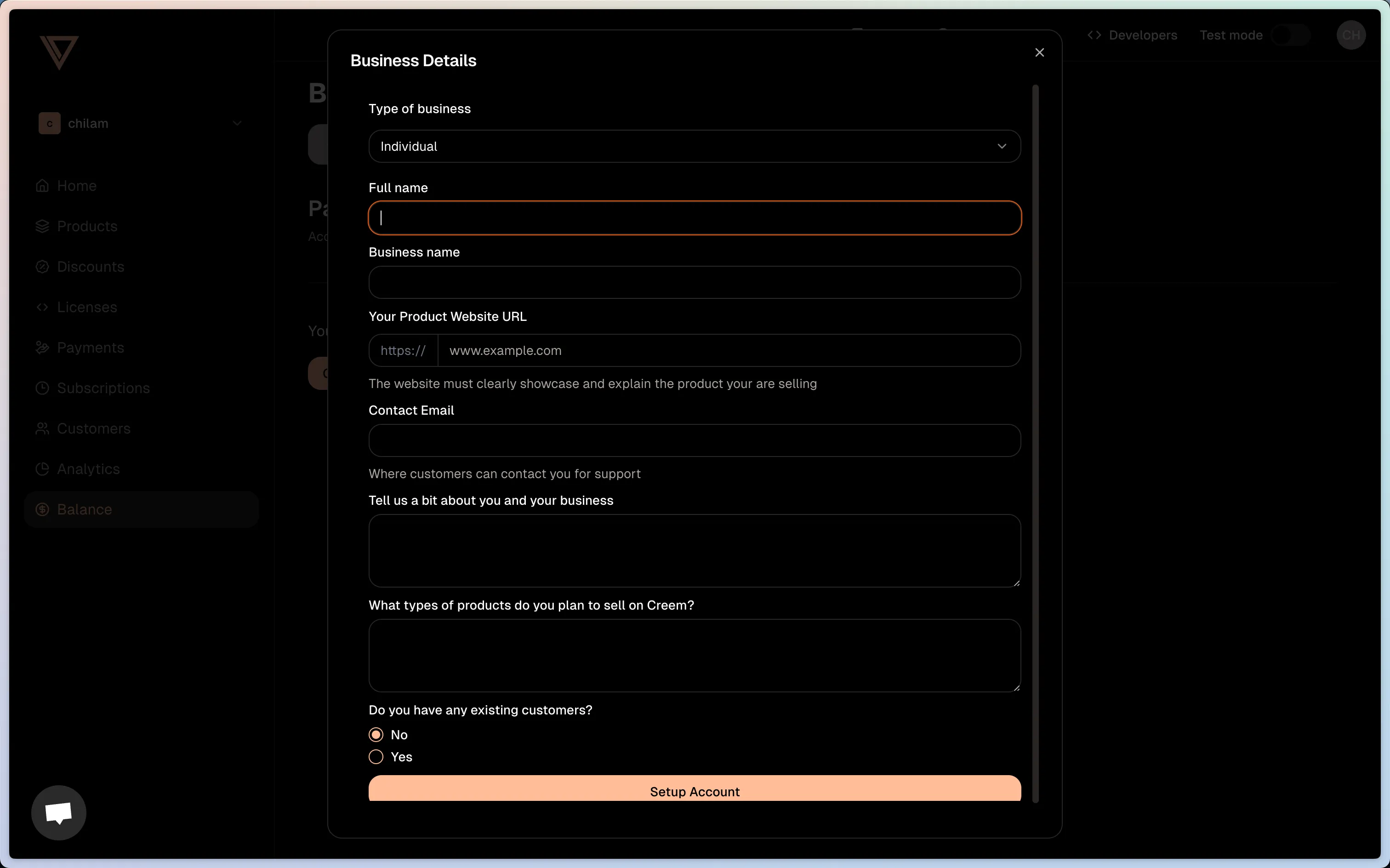payout account config 3
